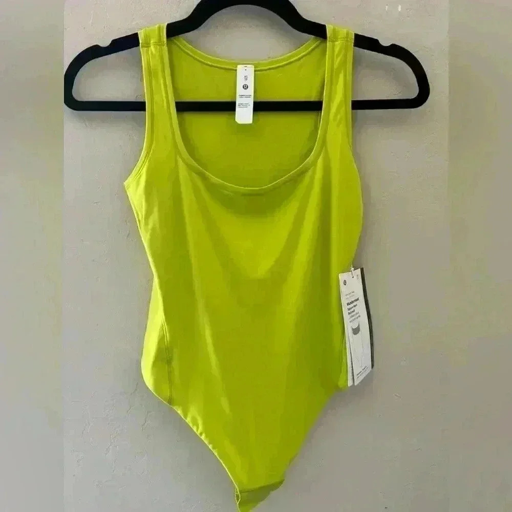 NWT LULULEMON Wundermost Ultra-Soft Nulu Square-Neck Sleeveless Bodysuit - Picture 7 of 12
